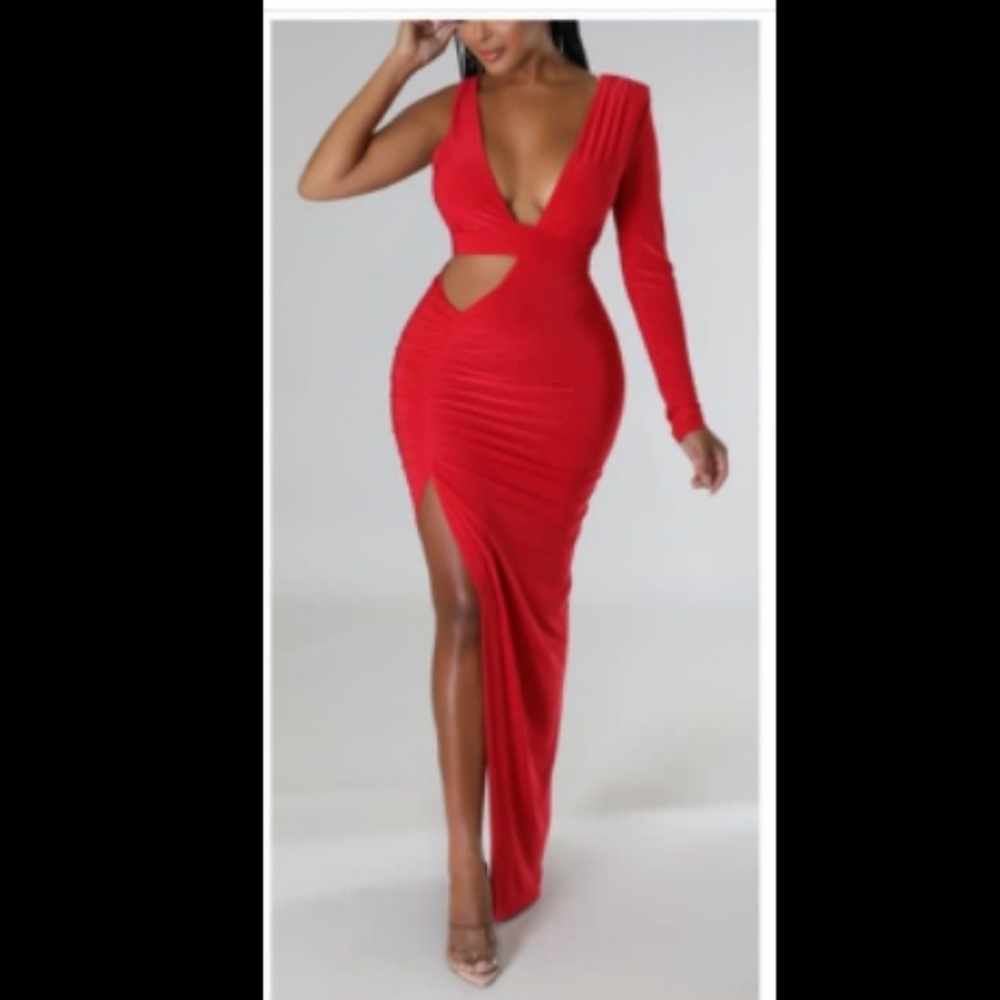 Cut-out Maxi Dress